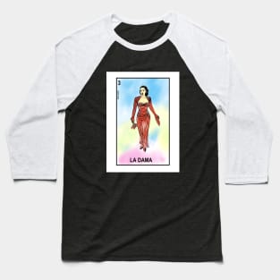 La Dama Loteria Fright Night Baseball T-Shirt